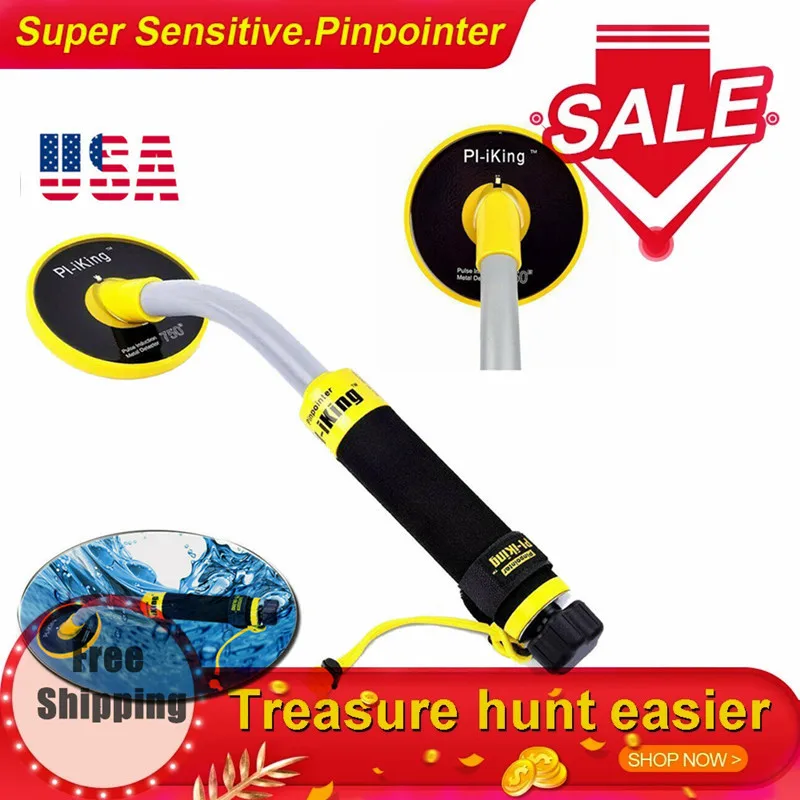 

PI750 waterproof metal detector Pulse induction technology Waterproof depth 100 feet Vibration and light flashing alarm