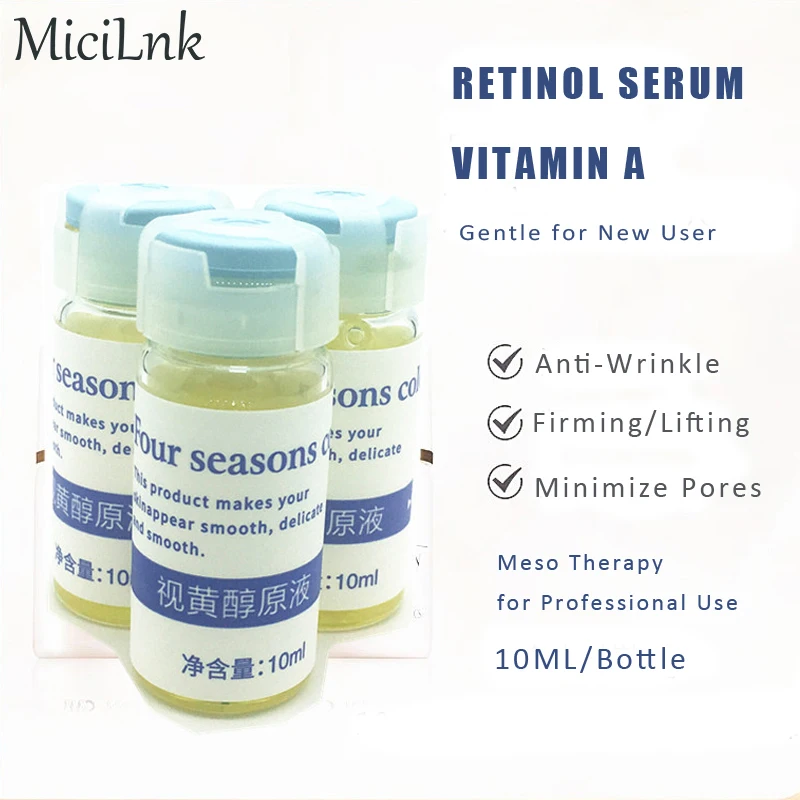 

Mesotherapy Retinol Serum Anti Wrinkle Anti Aging Skin Booster Firming Youth Essence MTS Micro Needle Derma Roller Face Serum