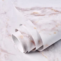 80cm matte marble removable peel and stick wallpaper self adhesive waterproof wall stickers thick roll for countertop bathroom