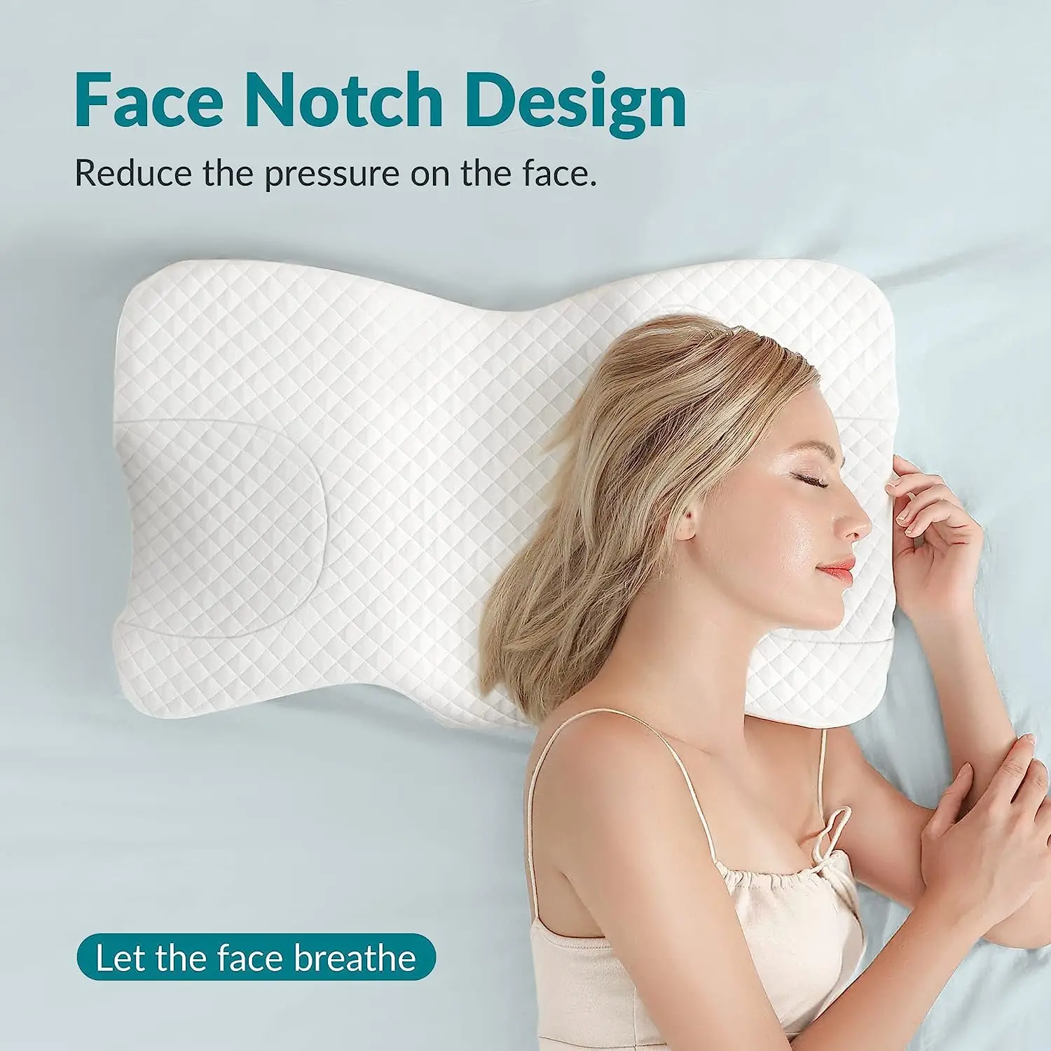 Подушка для сна на боку предотвращения боли в шее и плечах-подушка красоты против