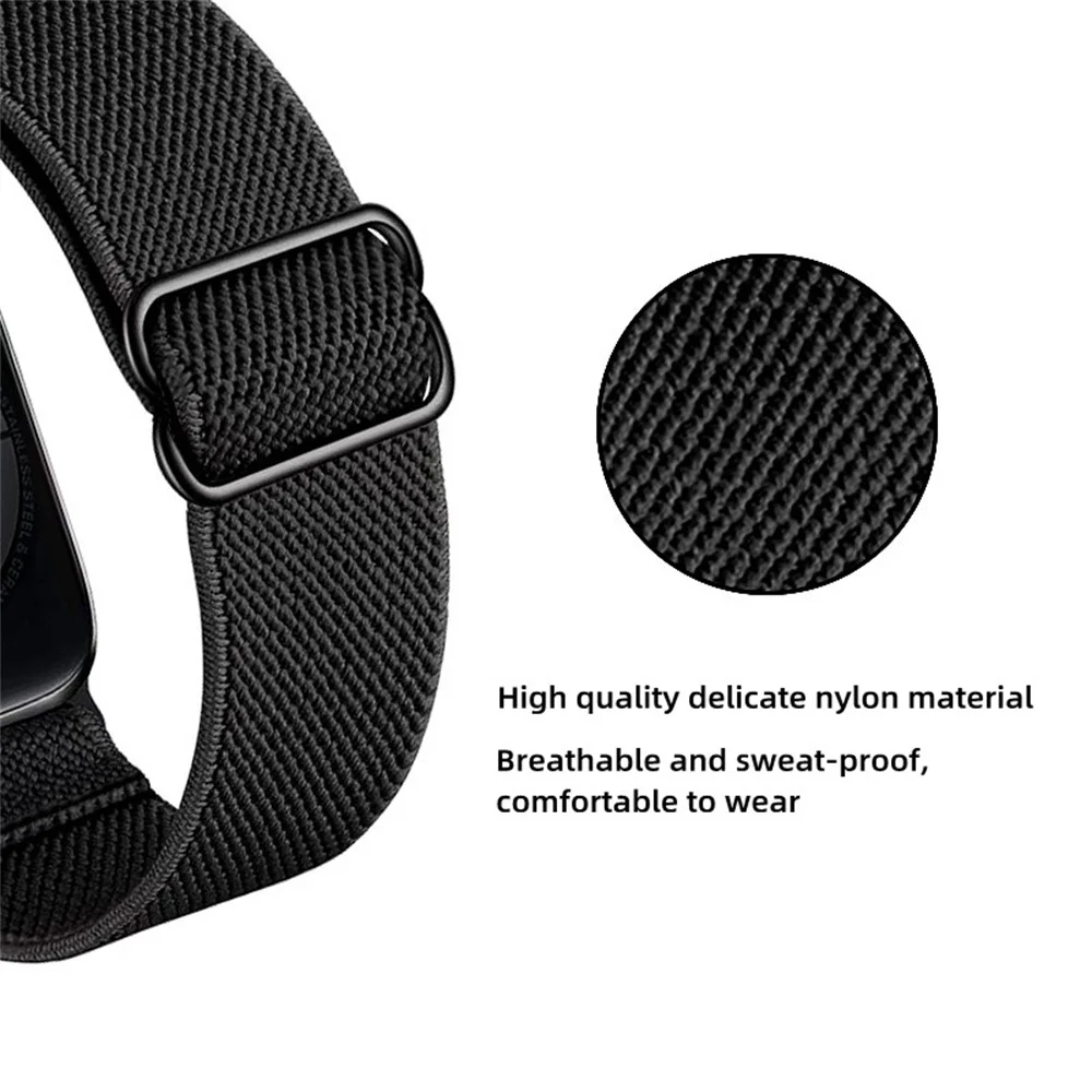 Bracelet for Apple Watch Band 49mm 44mm 45mm 42mm 41mm 40mm 38mm Solo Loop Nylon Strap iWatch 8 7 6 SE 5 4 Correa Wristband