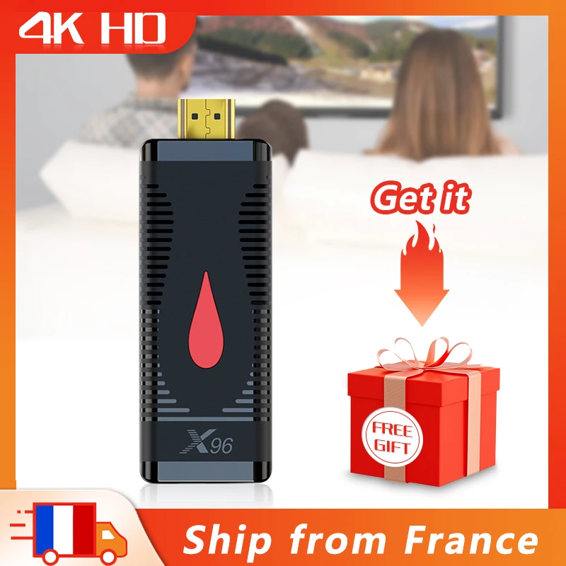 

X96S400 Tv Stick Android 10.0 4K Allwinner H313 Quad Core 2.4G Wifi 2gb Ram 16gb Rom Set Top Tv Box X96S400 Ship From France