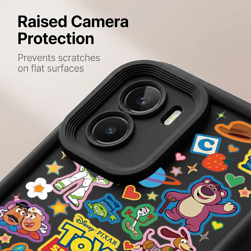 Фото Чехол для телефона с рисунком из мультфильма «Истории игрушек» для Vivo iQOO Z9 Z9s V30E V30 Lite V50 V60 V70 Y04 Y05 Y37 Y38 Y39 Y55 Y58 Y75 Y200 Y300 Y400 Pro №3