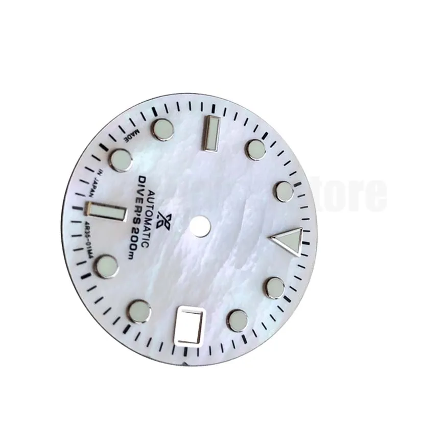 Seiko dial NH35 Watch accessories made for nh35 movement Mod accessories Shell material with s logo enlarge