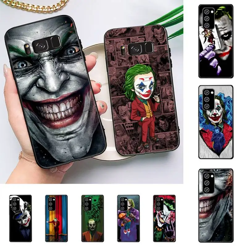

DC Movie Joker Clown Phone Case for Samsung J 2 3 4 5 6 7 8 prime plus 2018 2017 2016 core