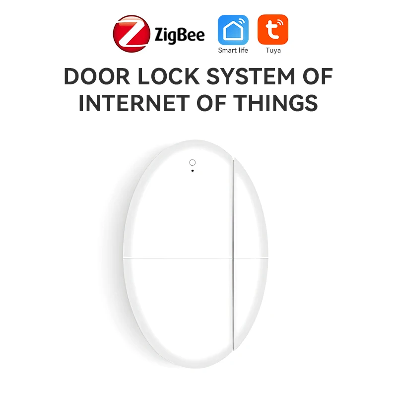 Умный дверной датчик Zigbee детекторы открытия и закрытия дверей магнитный