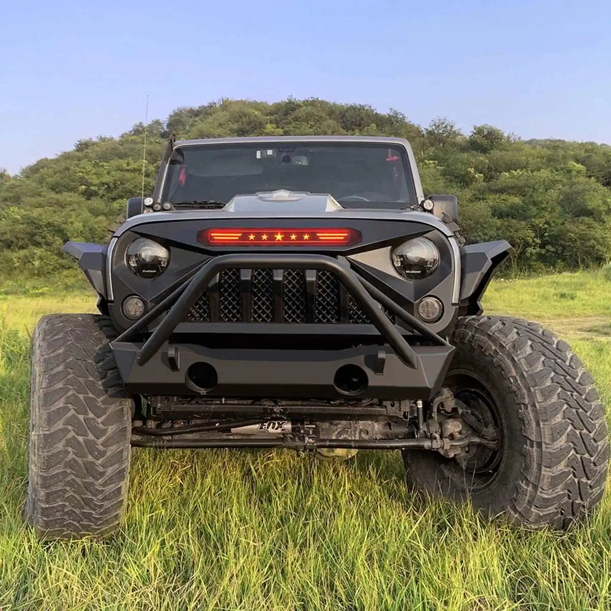 Аксессуары Spedking JK 4x4 для бездорожья передняя решетка автомобиля JEEP WRANGLER