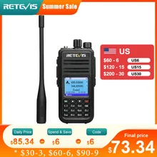 Retevis RT3S DMR Digital Walkie Talkie Ham Radio Stations Walkie-talkies Professional Amateur Two-Way Radio VHF UHF GPS APRS 5W