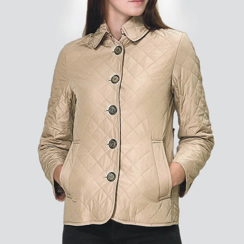 Women Knight Double Elegant Jacket Long Sleeve Vintage Coat Casual Ladies Windbreaker Luxury Designer Clothes