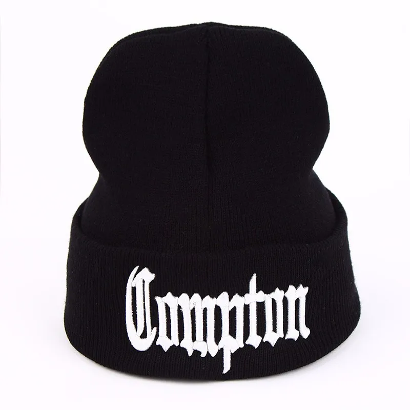Вязаная шапка gangsta nwa compton модная теплая зимняя вязаный берет в стиле хип-хоп |