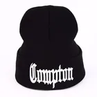 Вязаная шапка gangsta nwa compton, модная теплая зимняя шапка, вязаный берет, в стиле хип-хоп