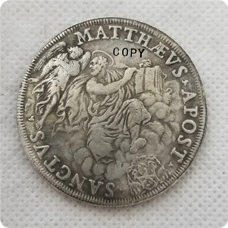 Папа Иноцент XI Монета Медаль Ватикан Sanct против Матхауса Апостольная монета