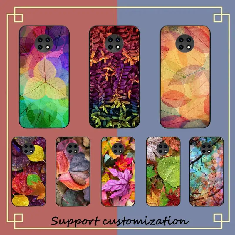 

Colorful Leaves Phone Case for Redmi Note 8 7 9 4 6 pro max T X 5A 3 10 lite pro