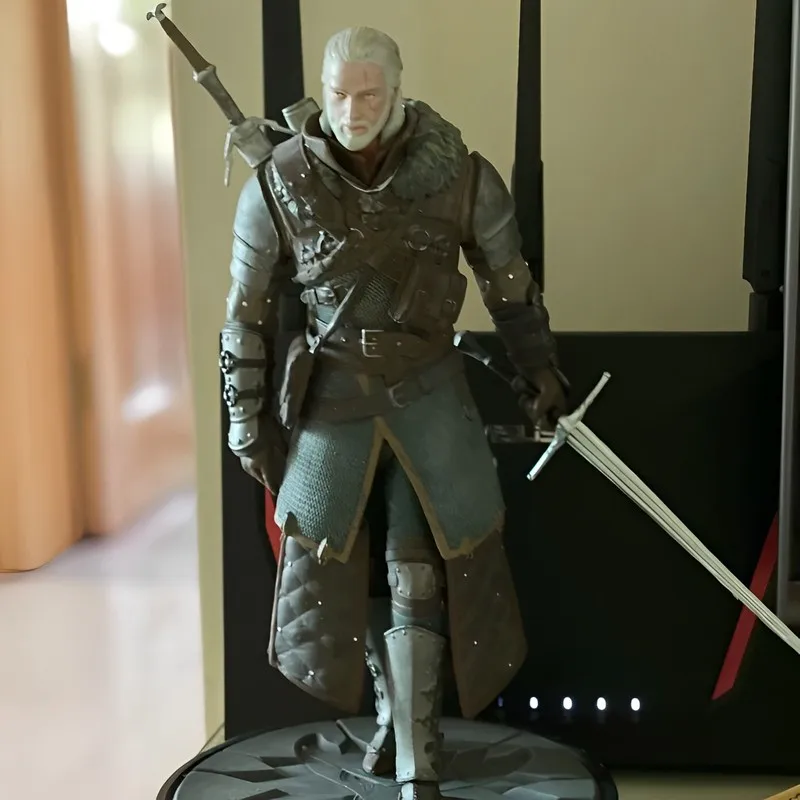 

24cm The Witcher 3: Wild Hunt Geralt Of Rivia Pvc Action Figure Game Figurine Collection Model Ornaments Children Gift Toys
