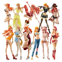 bandai original action figure one piece assembly model ssp japanese clothes fds swimsuit nami luffy collection model toys gifts