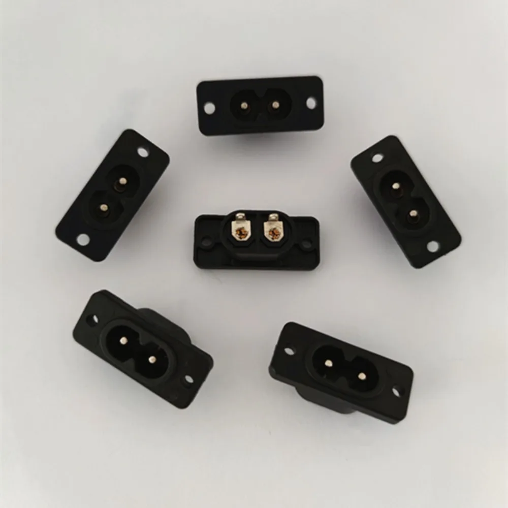 Розетка для шнура питания Съемная розетка C8 папа 8-образная вилка переменного