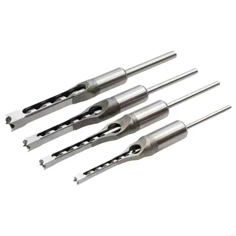 A2BE Woodworking Square Hole Demel Drill Bits с несколькими размерами для мастеров 4 шт.