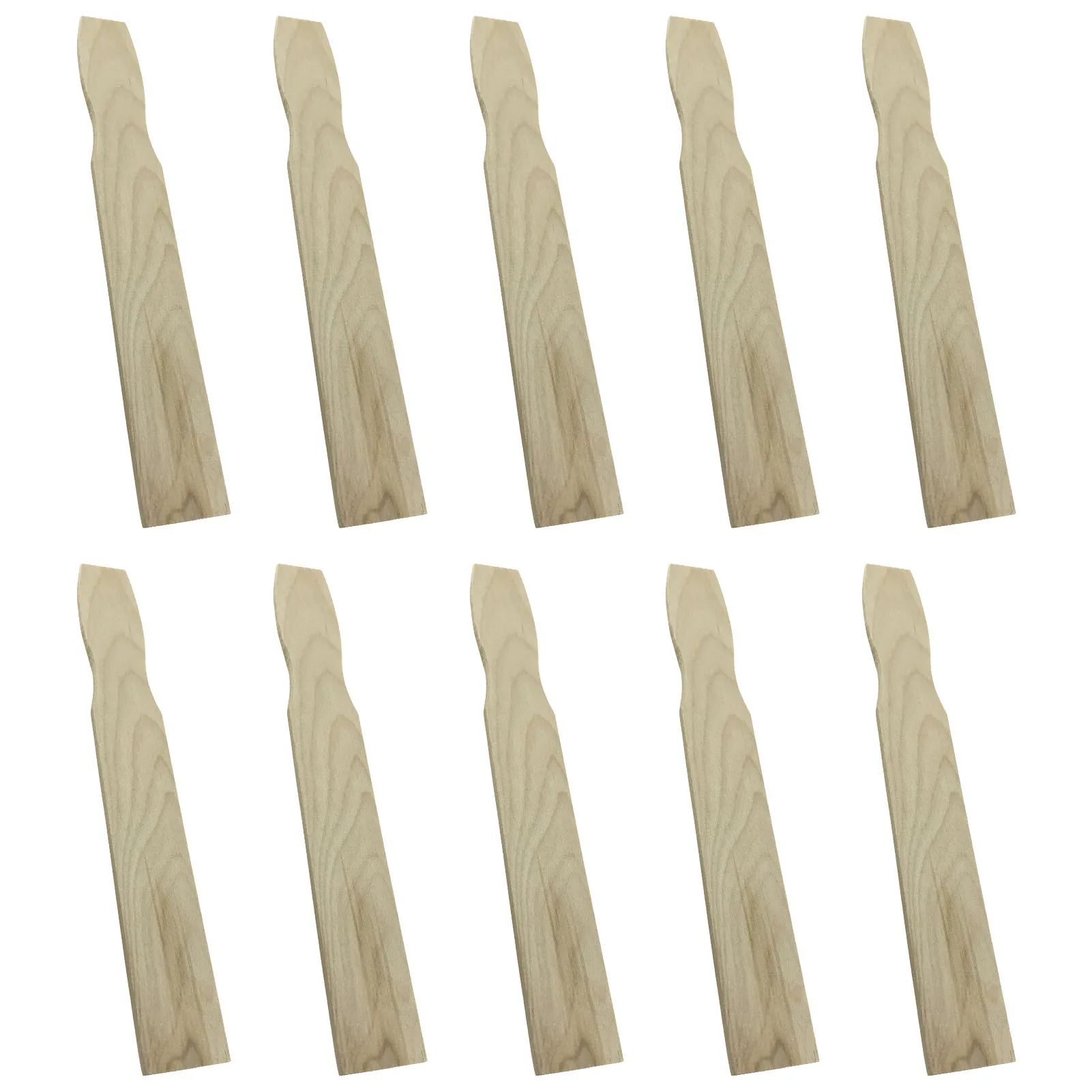

10pcs Garden Practical Customers Project Resin Hardwood Stirrers Durable Epoxy Paint Sticks Measuring Scale Sturdy For Mixing