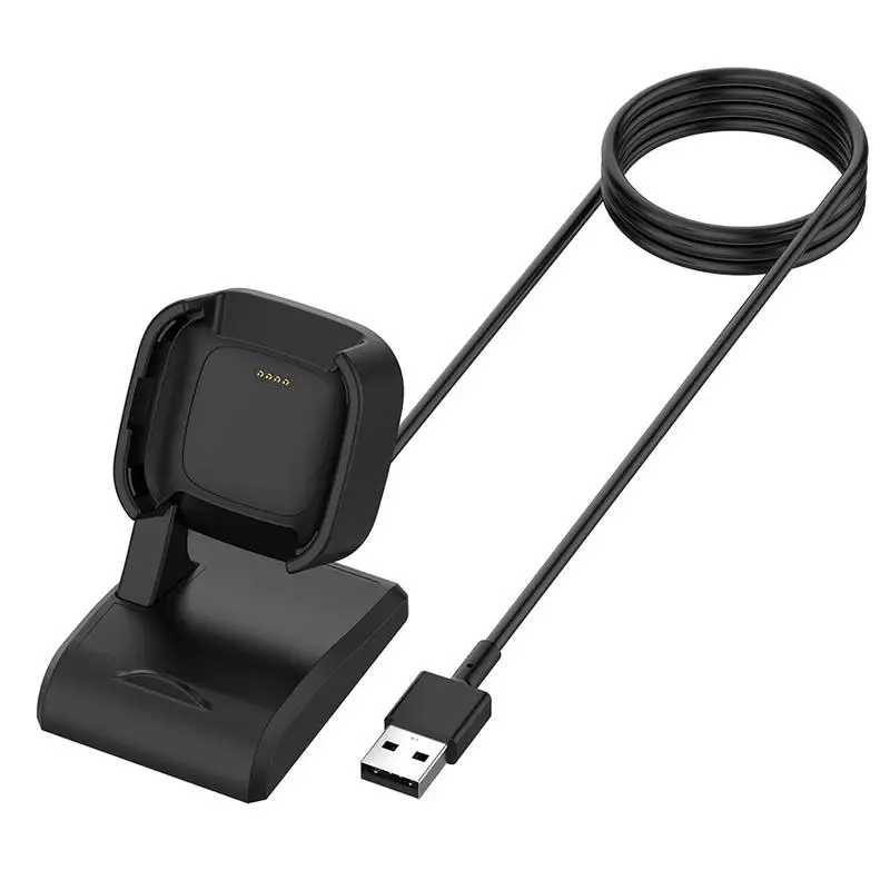 

USB Charging Cable For Fitbit Versa 2 Watch Charger Dock Adapter Portable Watch Fast Charging Cradle Power Cable Accessories