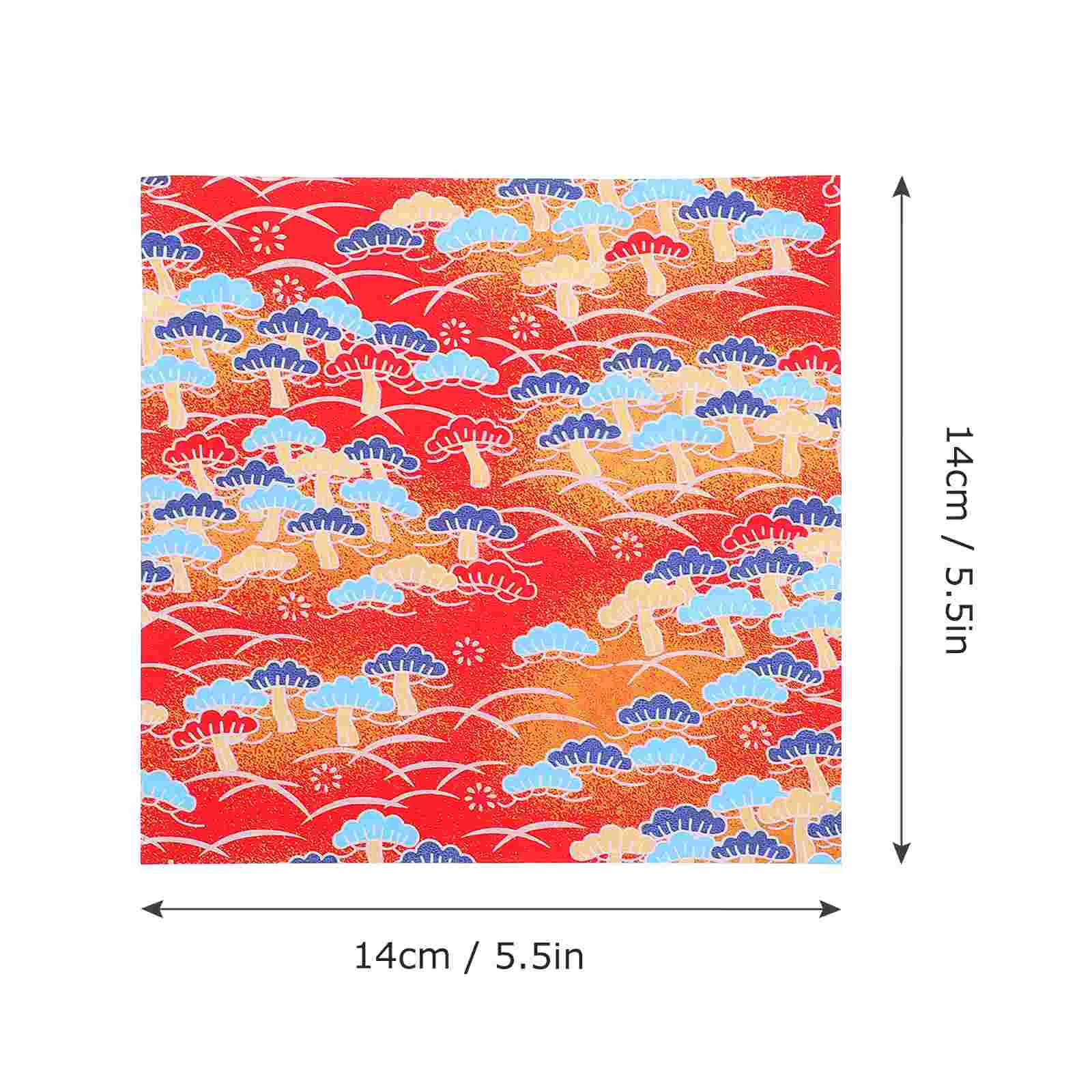 4 комплекта бумаги Yuzen в японском стиле ручная работа красочные складные