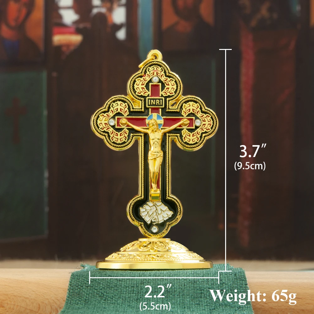 

Позолоченный православный крест HTISOK