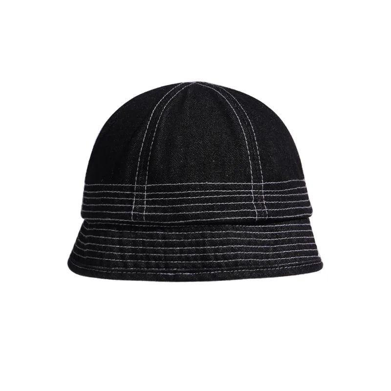 

2022 INS Denim Jeans Women Bob Chapeau Fisherman Bucket Boonie Fishing Petten Hat Bob Homme Marque Luxe Sun Caps 56-58cm