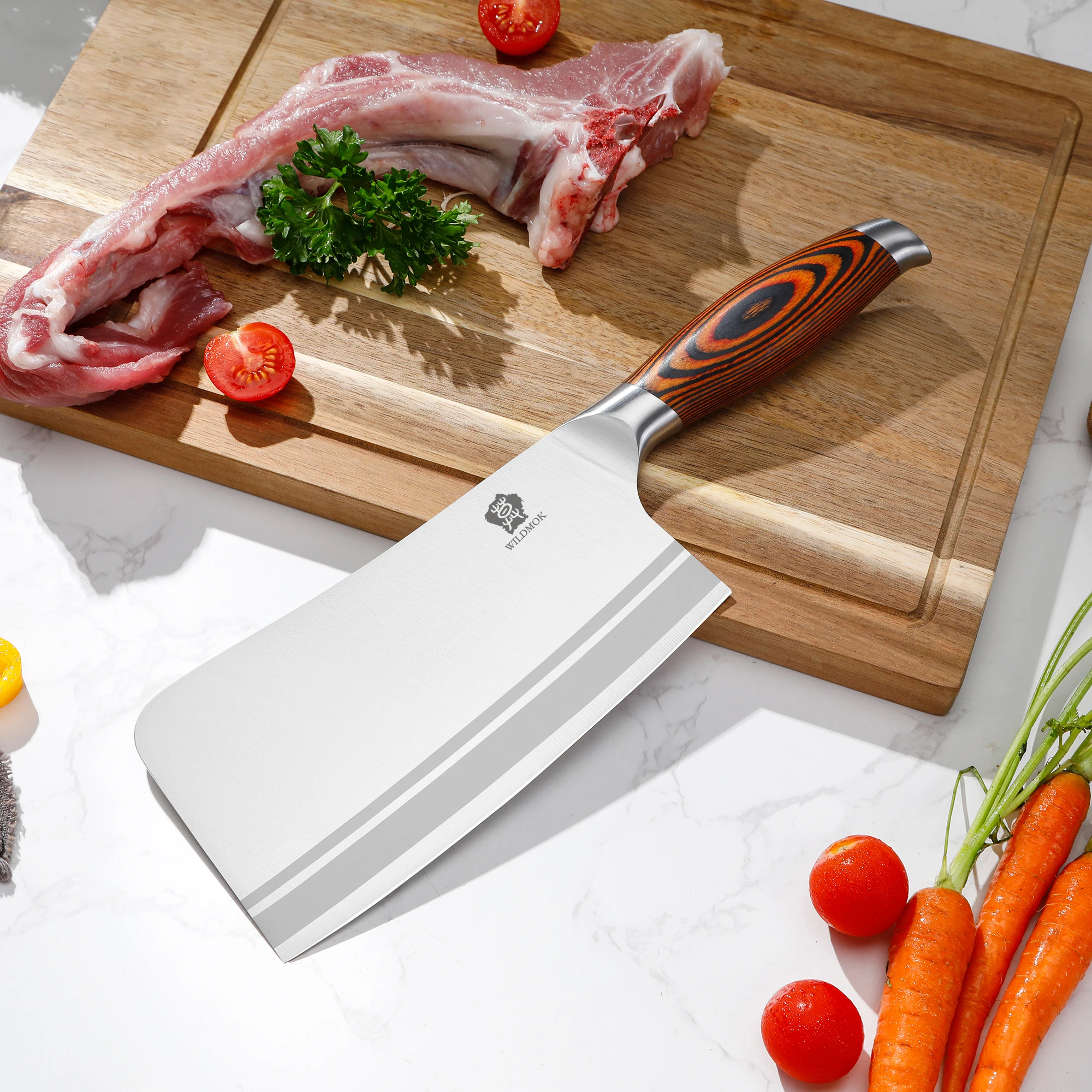 WILDMOK сверхмощный высококачественный немецкий 7-дюймовый мясной нож из