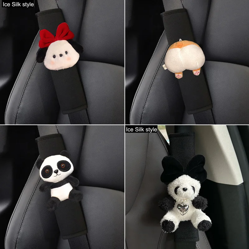 1 Шт. Чехол Для Ремня Безопасности С Милой Мультяшной Пандой Corgi Искусственная