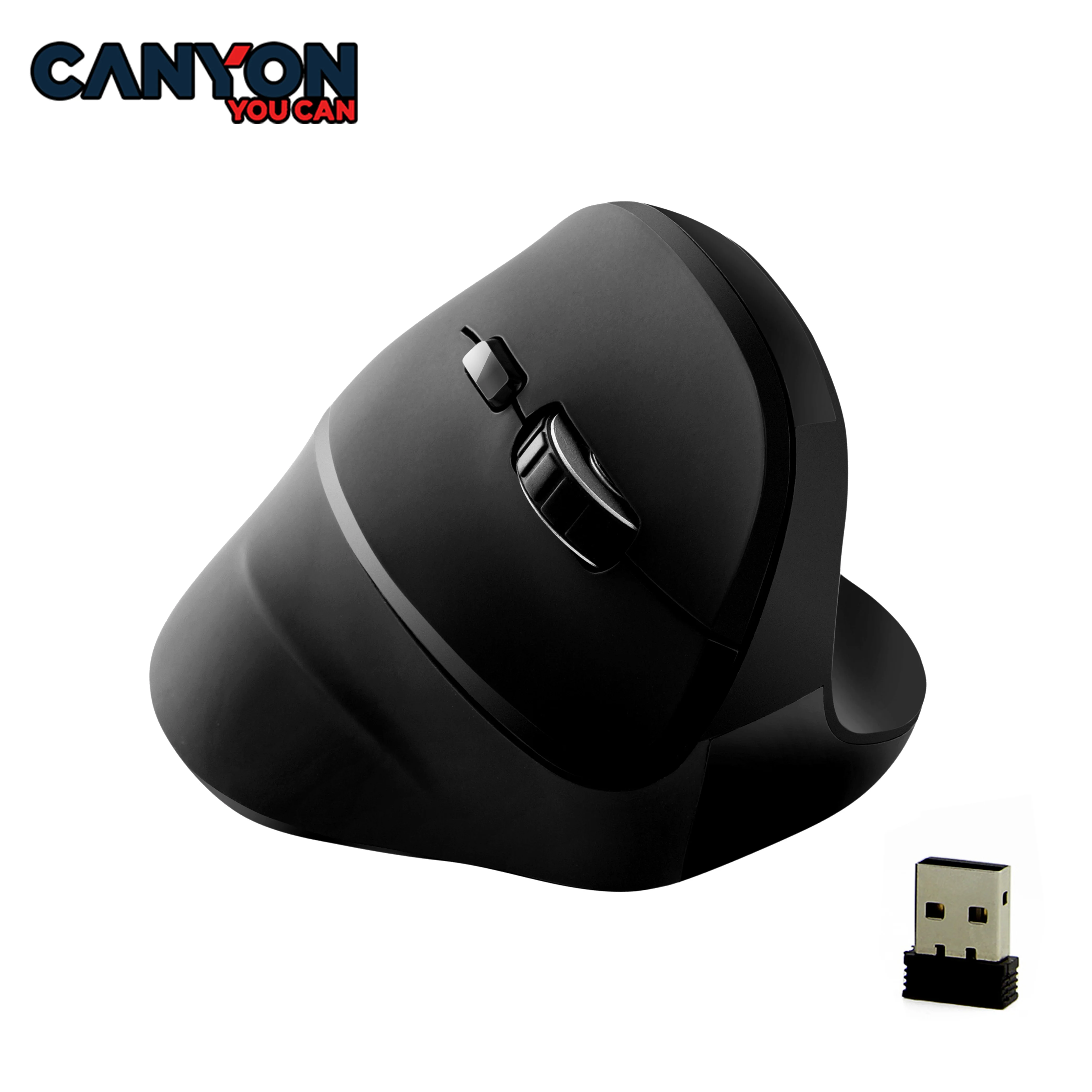 

CANYON Ergonomic Vertical wireless Mouse Right version 1600 DPI NANO-USB For PC Laptop Desktop Office Gaming Mouse mice MW-16