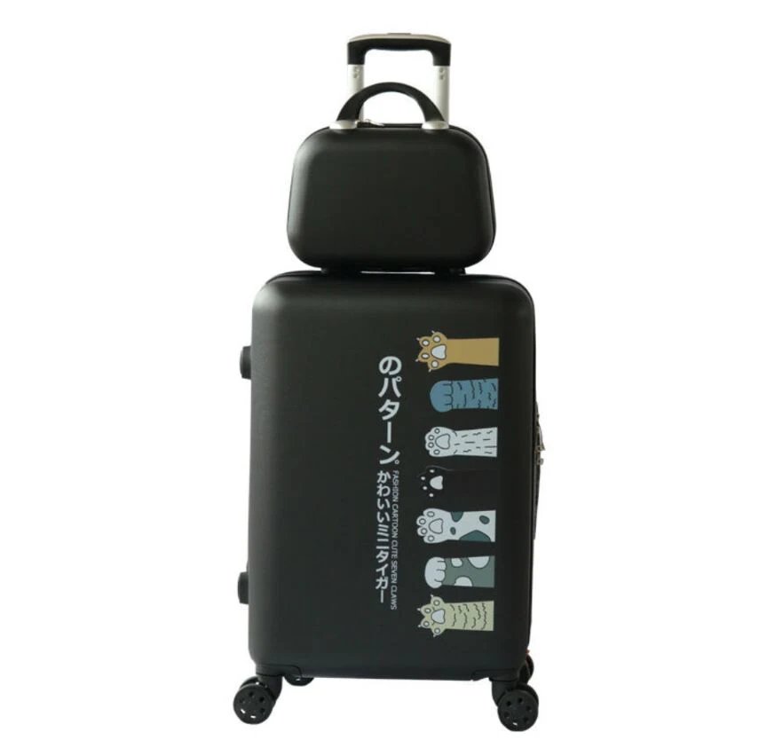 

Rolling Cabin Luggage Bag Carry-on with Wheel Suitcase onSet 28"20" Wheels Cartoon Valise S13540-S13548 Dn