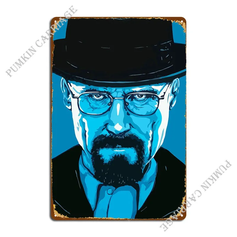 

Heisenberg Metal Sign Funny Living Room Pub Plates Create Tin Sign Poster