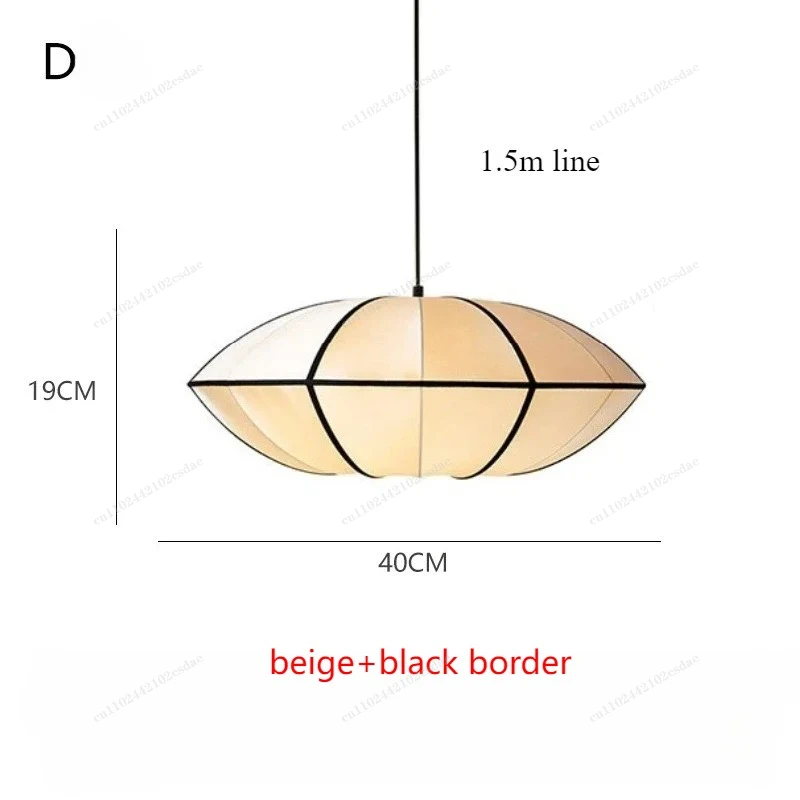 

Ваби-сиби, средневековая люстра в японском стиле, украшение для гостиной, дома, спальни, шелковый подвесной светильник в стиле дзен