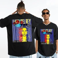 singer lana del rey music music album print t shirt men women 90s vintage hip hop short sleeve t shirt male streetwear trend tee