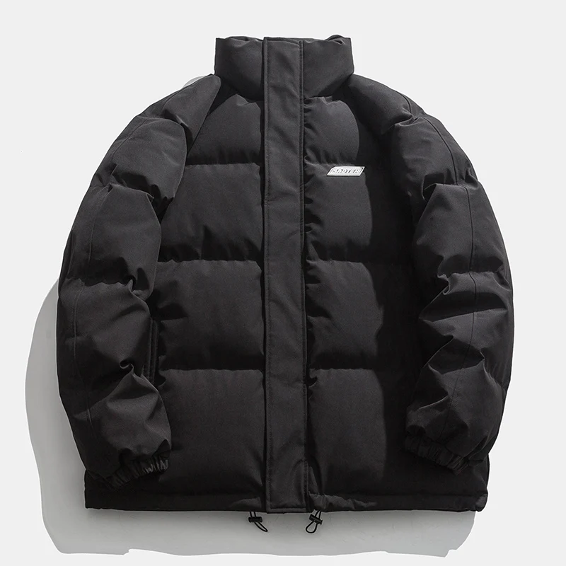 Tooling Cotton Clothes Men's Winter Thickened Jacket Couples Loose Crumpled Cotton Clothes Tide Brand Warm Casual Cotton Clothes