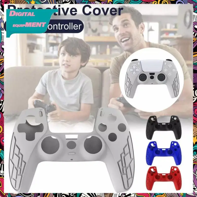 

Drop-proof Controller Grip Cover Dustproof Anti-slip Silicone Cover Smart Accessories Protective Cover For 5 Ps5