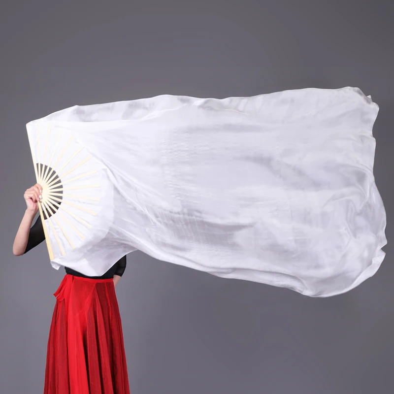 Веер для танцев Шелковый танцевальный веер Классический из шелковой ткани