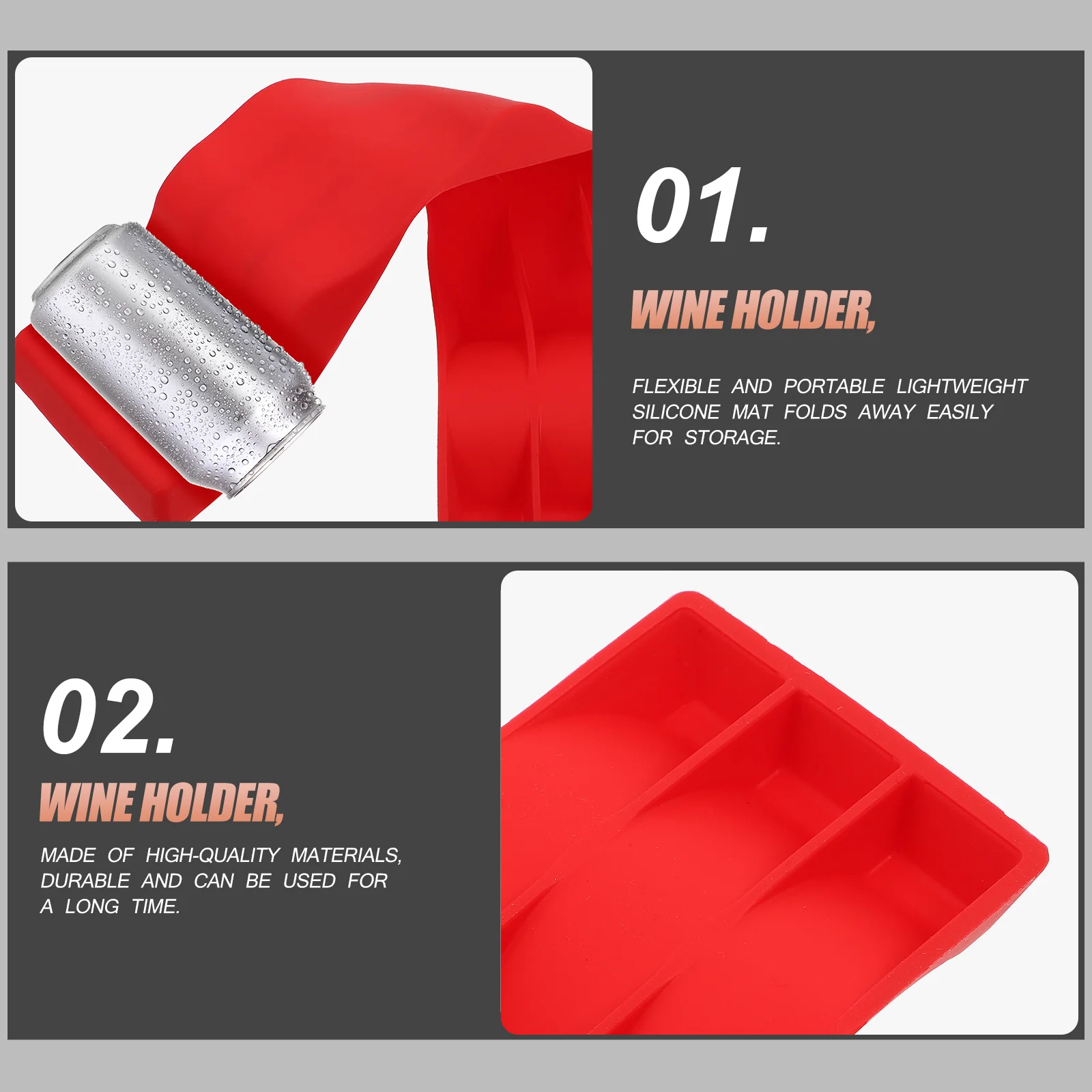 Силиконовый держатель для бутылок штабелер стойка кувшин воды бутылки хранения