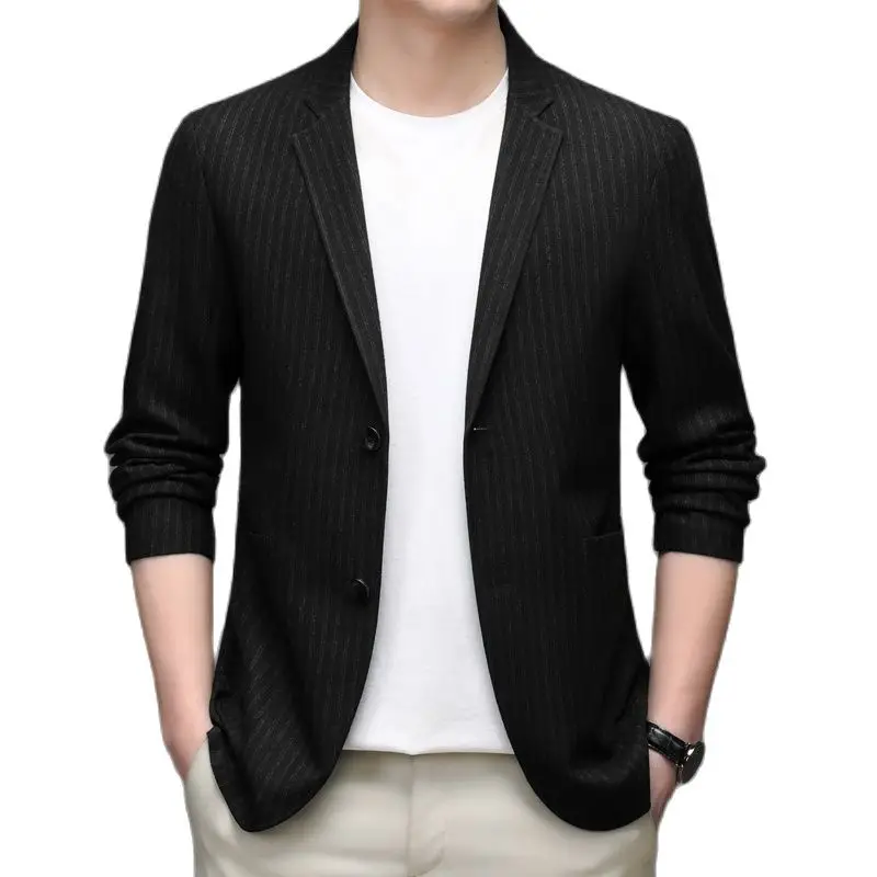 

2023 new arrival spring high quality casual striped blazer men,male jackets , 82202