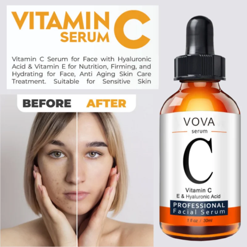 

Vitamin C Serum Facial Anti-aging Firming Moisturizing Desalting Fine Lines Wrinkle Removing Freckle Whitening Skin Care
