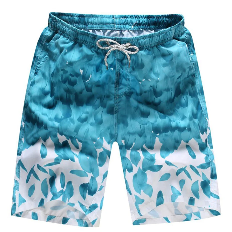 

Мужские летние пляжные шорты, брендовые короткие бермуды с принтом, быстросохнущие, для серфинга, повседневные