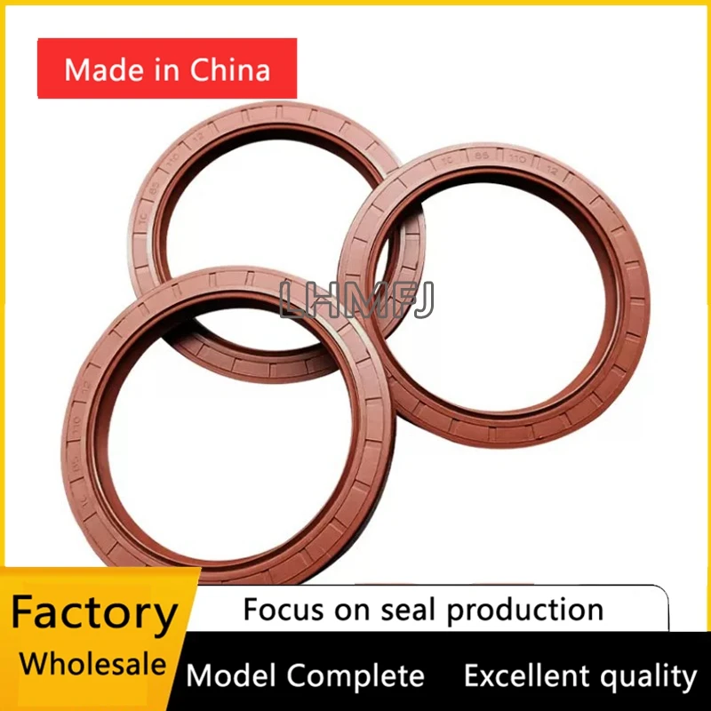 TC-11*17*19*21*22*25*30*4/5/7/10 Коричневый сальник вала FKM FPM с покрытием Двойной Li подвязкой