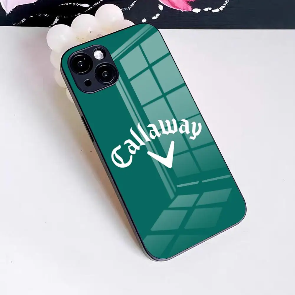 Фото Чехол для телефона Callaway Golf для iPhone 17 Pro Max, 16, 15, 14 Pro Max, 13, 11, X, Xs, Xr, 8, 7 Plus, стеклянный чехол №2