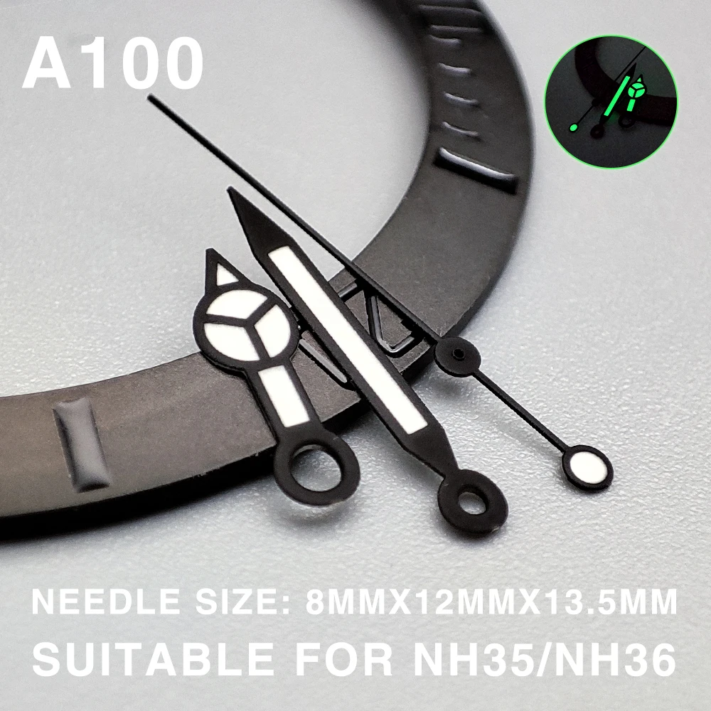 Watch Accessories NH35 Watch Handse Luminous  Watch Hands NH35 NH36 Movement Men's Mechanical Watch Handse