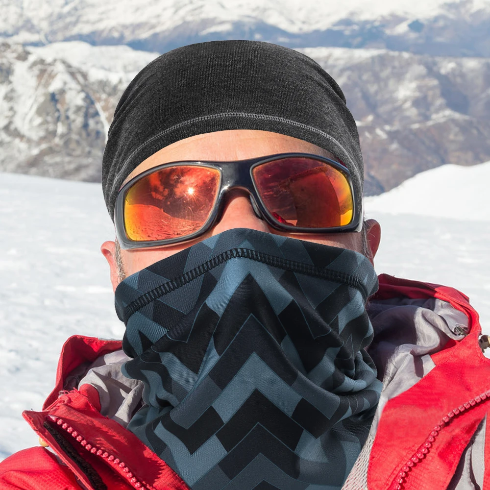 Winter Face Mask Fleece Bandana Sports Skiing Scarf Warmer Neck Gaiter Cover Bike Hiking Cycling Hunting Snowboard Men Women