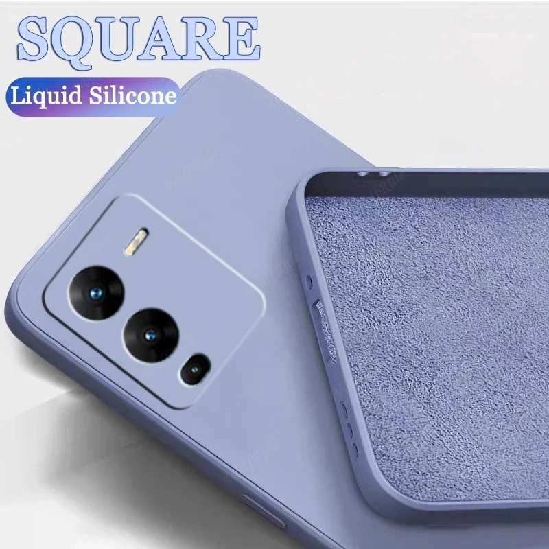 For Cover Vivo V25 Pro Case For Vivo V25 Pro Capas Silicone Shockproof Bumper Armor Back TPU Soft Cover For Vivo V25 Pro Fundas