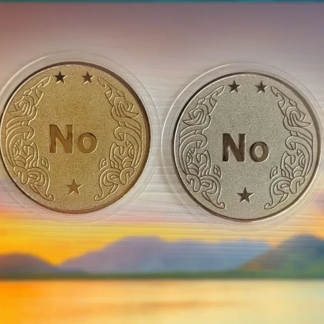 Новое издание Moonlight YES/NO Decision Coin Lucky Wish Tiktok Креативный подарок для игры с памятной