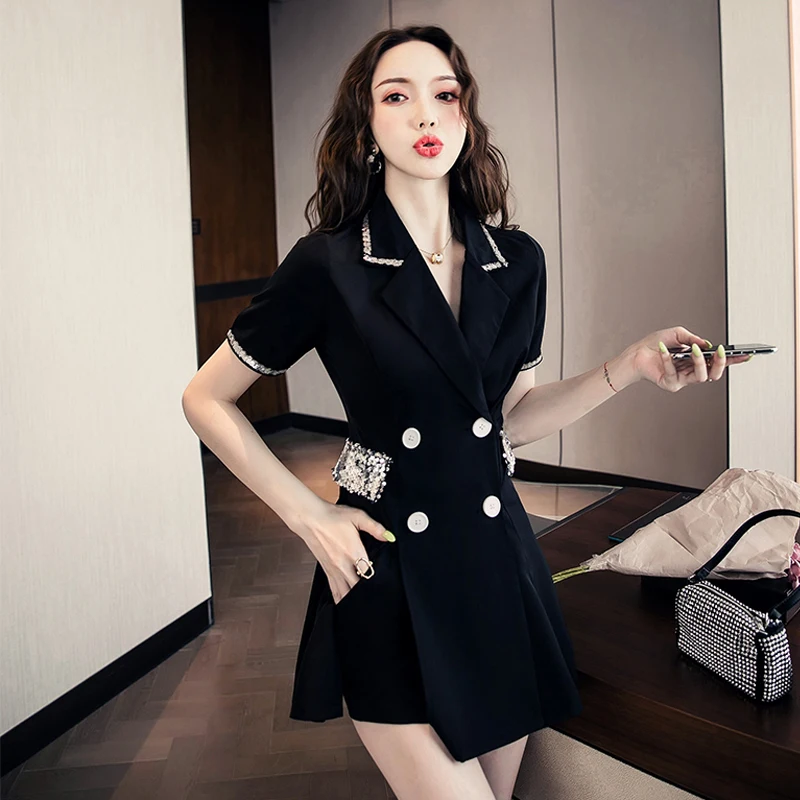 

Summer Outfits For Women 2022 New Fashion Style Korean Version Womens Shorts And Top Set Lace Short Sleeves Two Piece Tracksuits