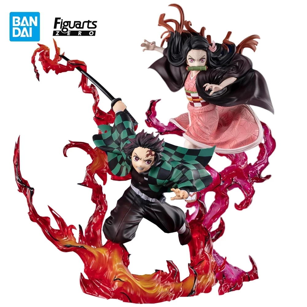 

Bandai Model Figuarts 24cm Demon Slayer Anime Figure Kamado Nezuko Kamado Tanjirou Collectile Anime Action Figure Toys Gifts
