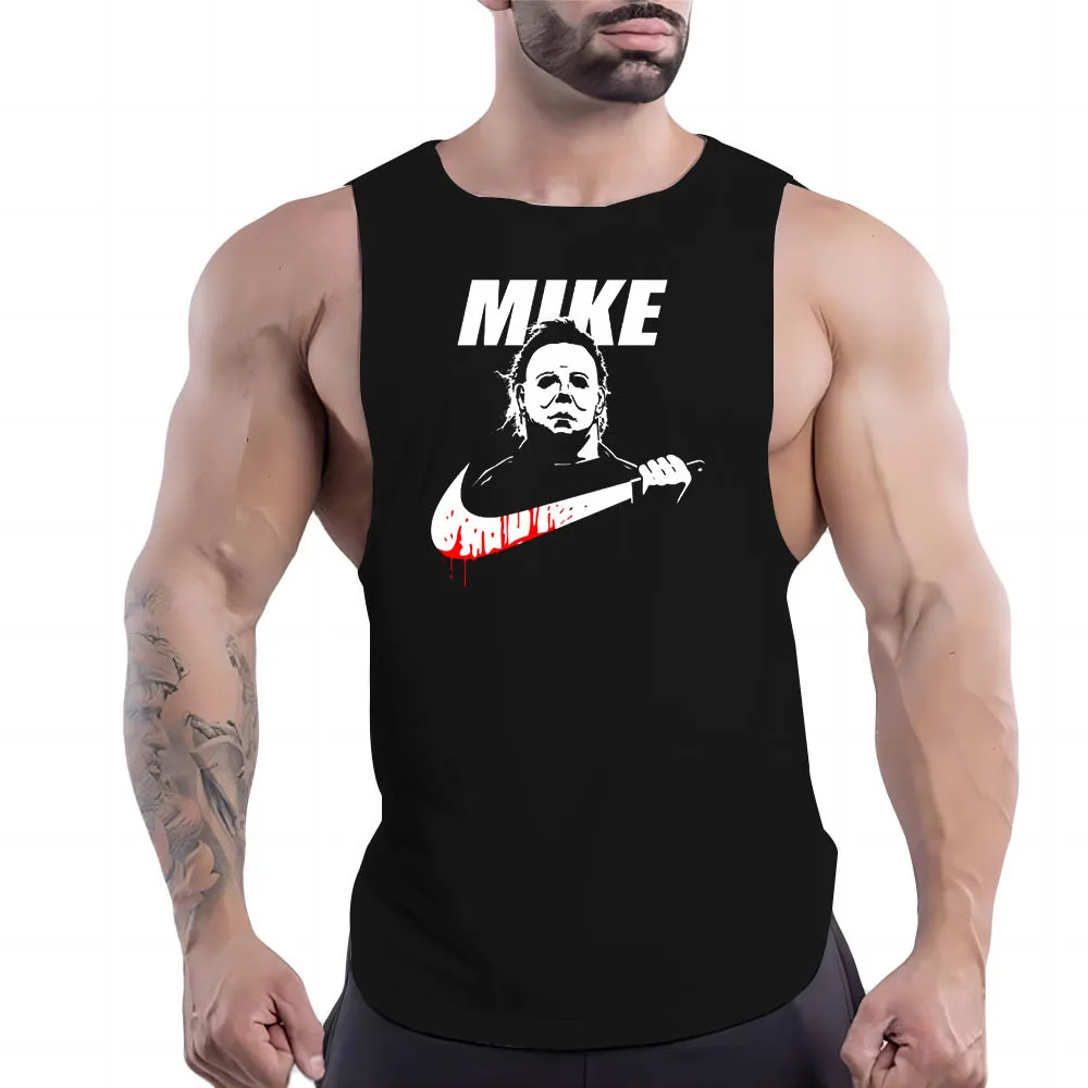 

Футболка мужская быстросохнущая без рукавов, дышащая майка для спорта и отдыха, уличная одежда для баскетбола, Y2k Fnaf, летняя одежда