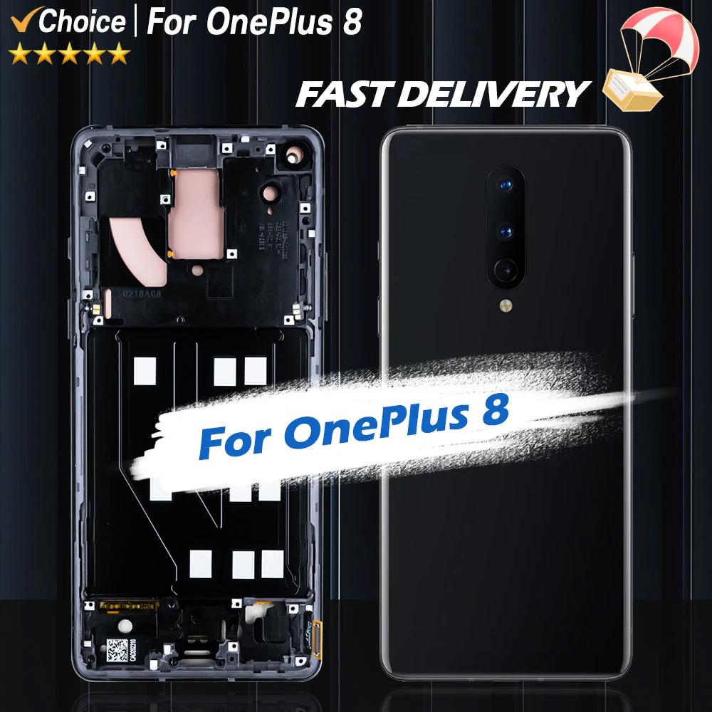 6 55 '𧄀% протестированный OLED ЖК-дисплей для OnePlus 8 1 + дисплей IN2013 IN2017 IN2010 экран